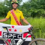 São-Paulino cumpre promessa e pedala por 200 km