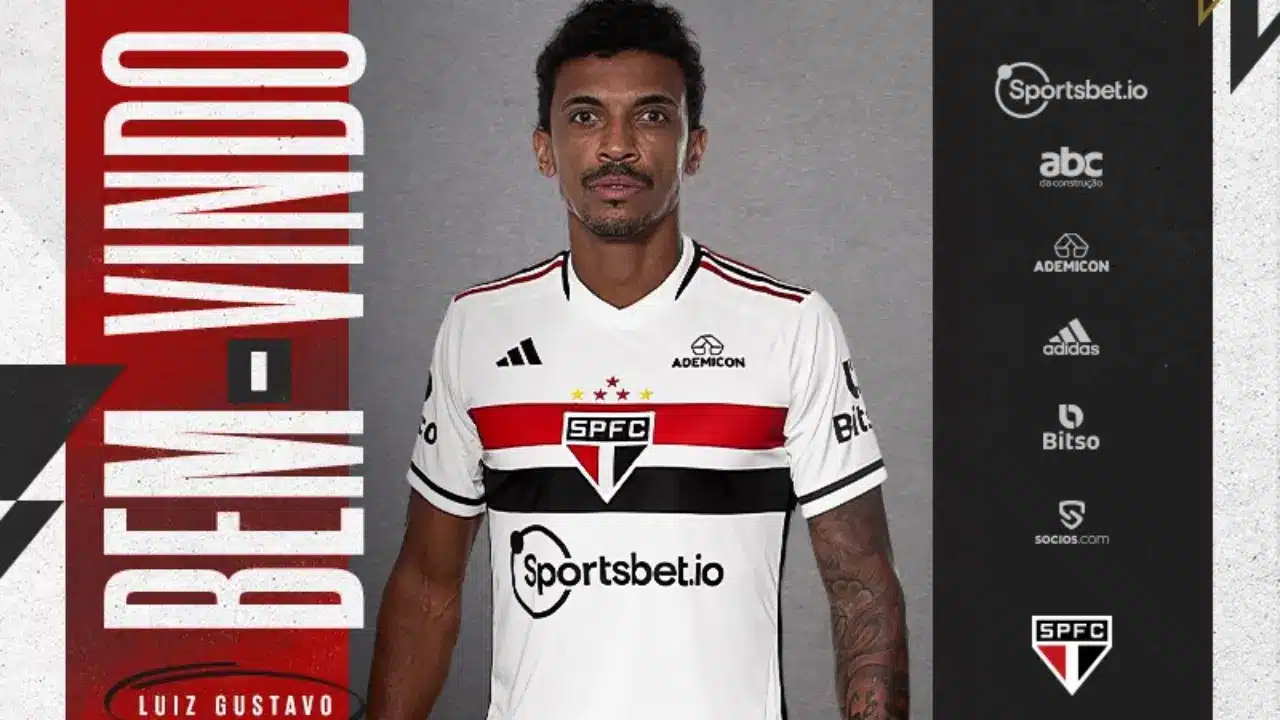 É oficial! Luiz Gustavo é o novo reforço do São Paulo para 2024