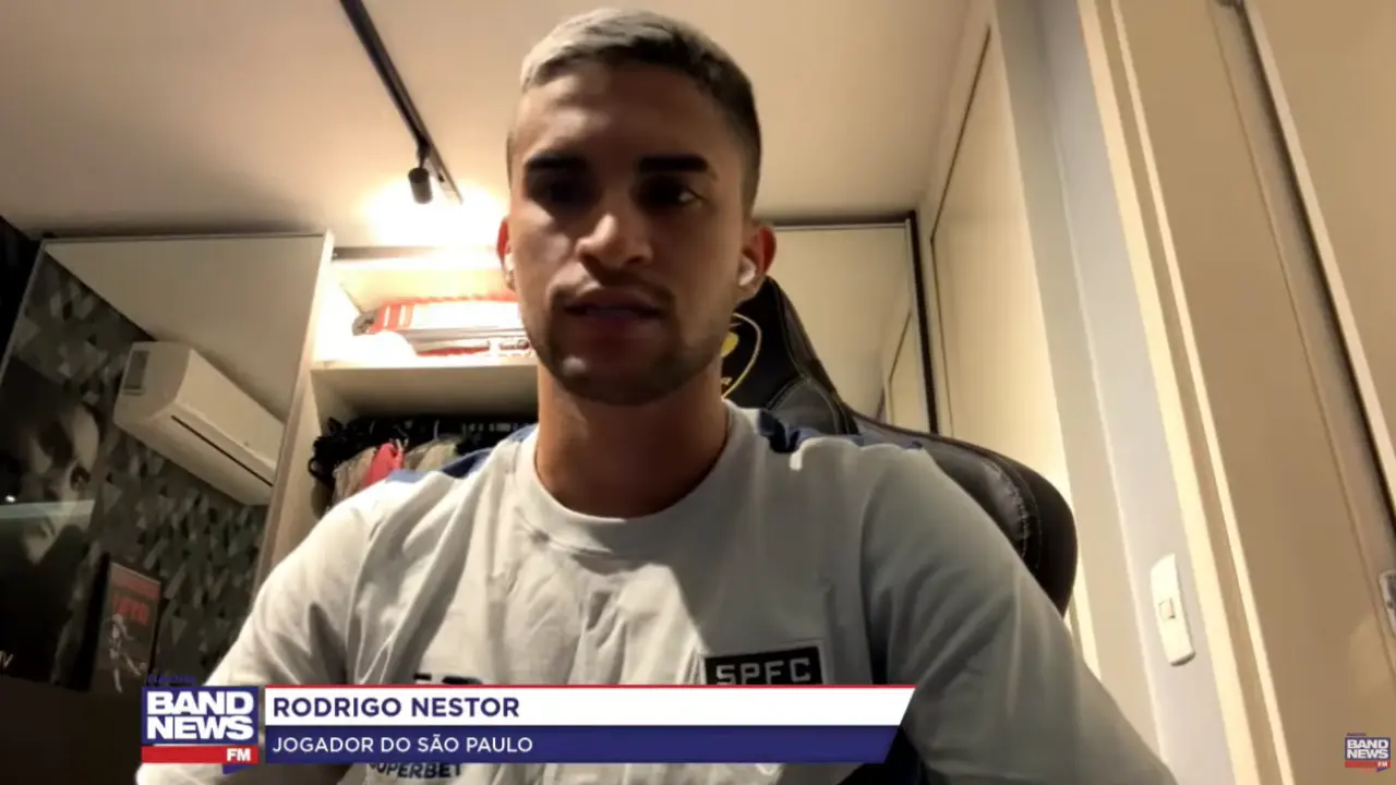 Rodrigo Nestor fala sobre preparação e foco do São Paulo para o clássico contra o Corinthians