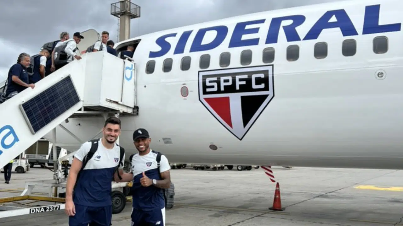 São Paulo viajará com avião personalizado para jogos longe do MorumBIS