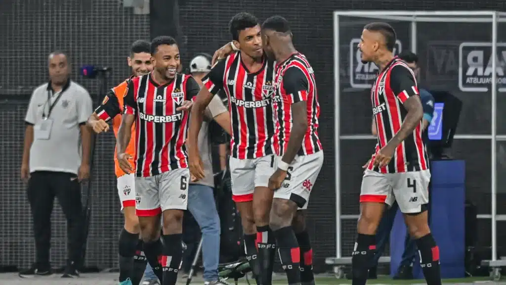 Assista aos gols do São Paulo na vitória sobre o Corinthians que deu fim ao tabu