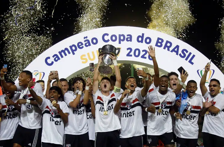 Sub-17 campeão da Copa do Brasil em 2020