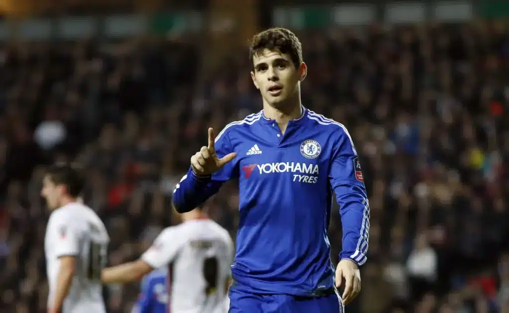 Oscar nos tempos de Chelsea — Foto: Reuters