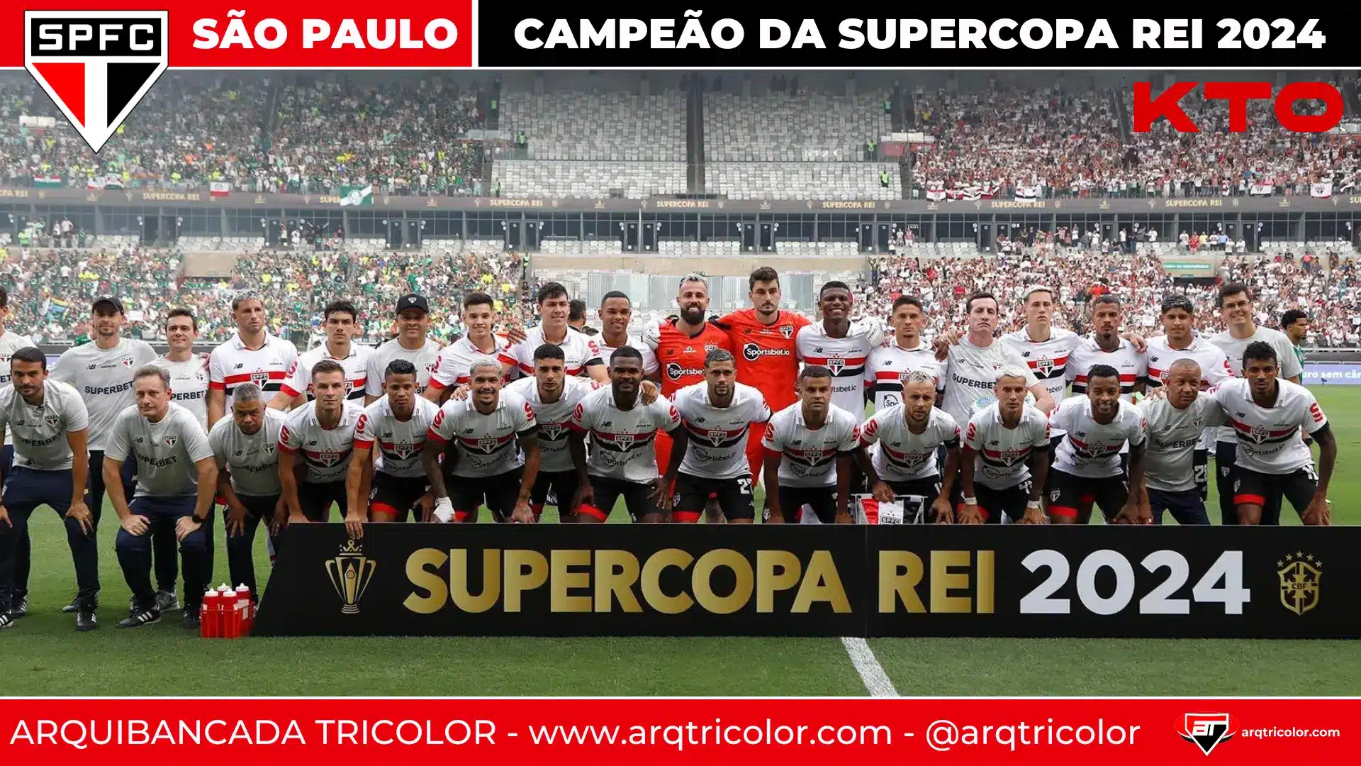 São Paulo conquista a Supercopa Rei 2024