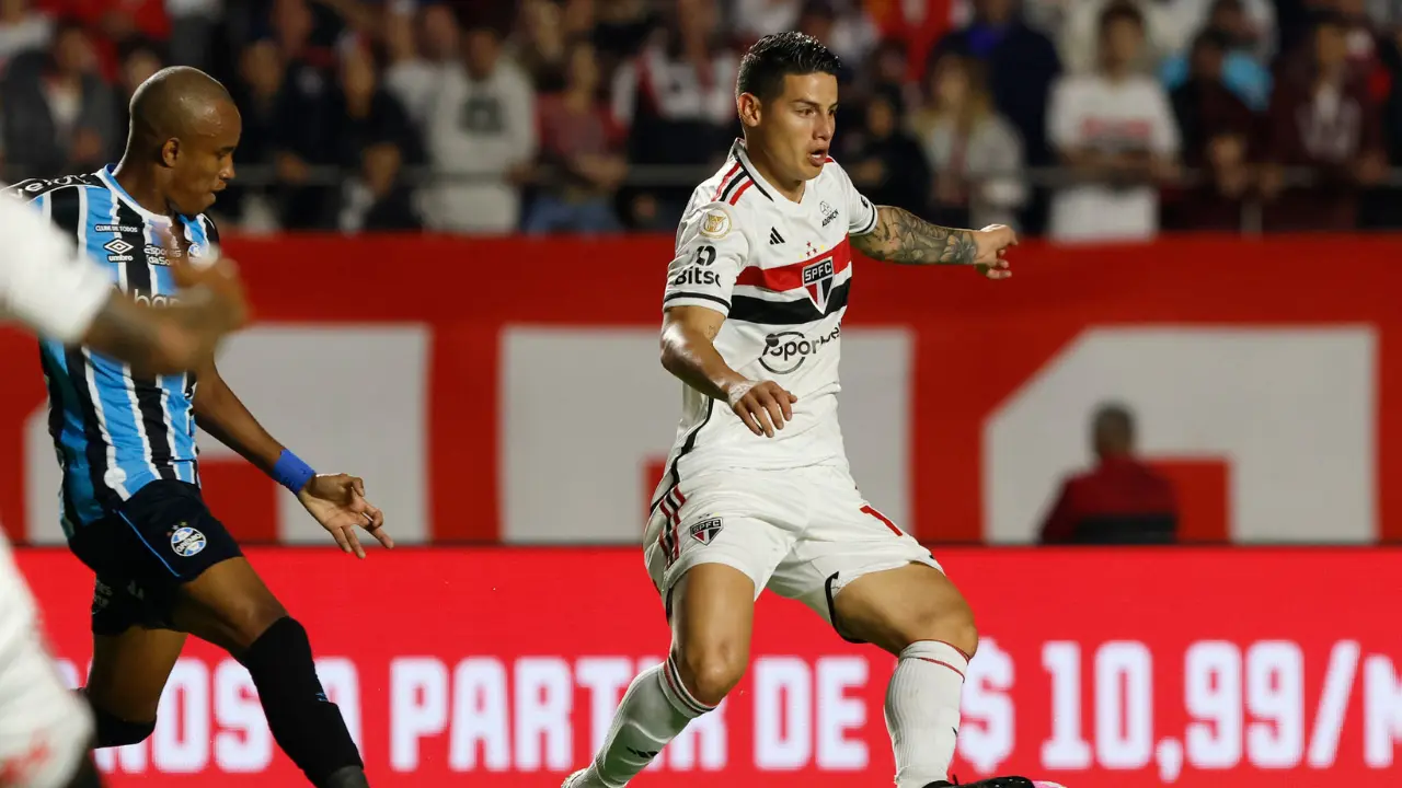 Quando James Rodríguez voltará a jogar pelo São Paulo?