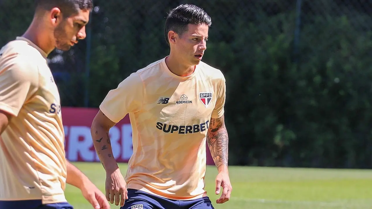 Retorno de James Rodríguez e preparação do São Paulo para a estreia na Libertadores 2024