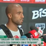 "Sou totalmente contra a troca de treinador", Lucas Moura fala sobre trabalho de Carpini