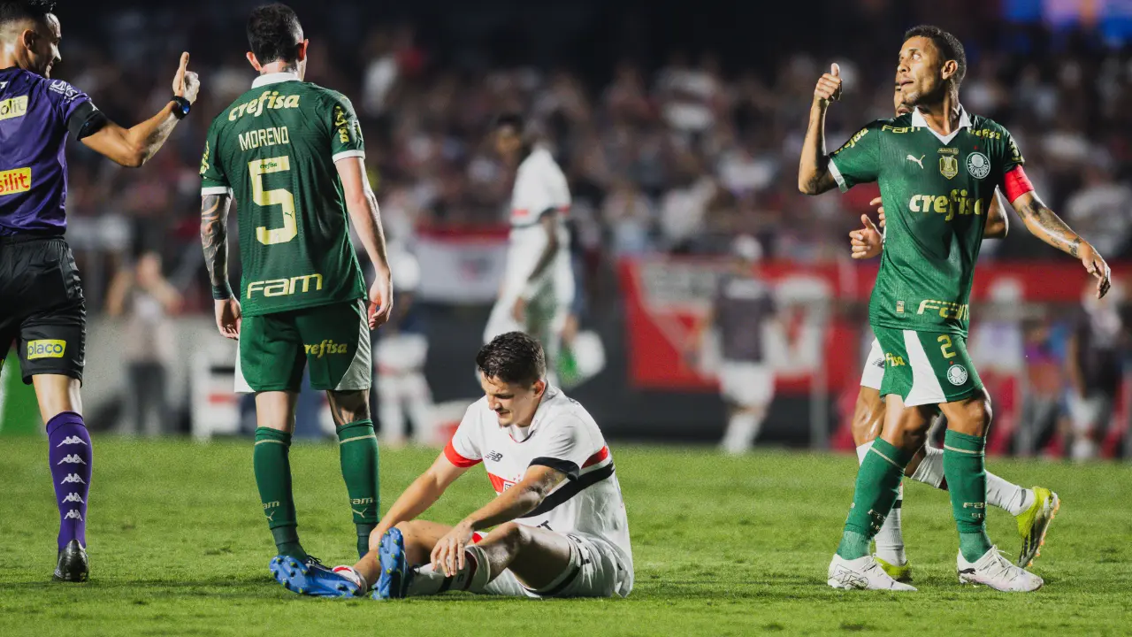 Lances polêmicos marcam clássico entre São Paulo x Palmeiras; reveja