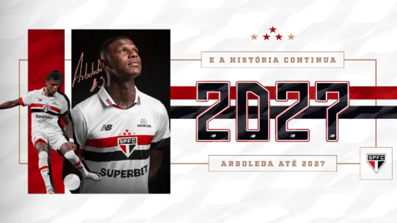 São Paulo confirma a renovação de Arboleda até 2027