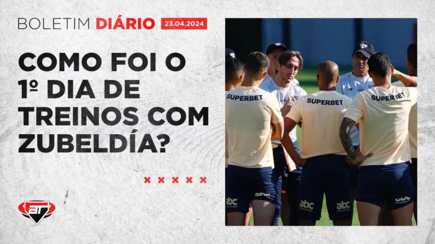 Notícias do São Paulo: Primeiro dia de treinos com Zubeldía | Boletim Arquibancada Tricolor (23/04)