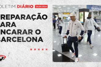 Notícias do São Paulo: Chegada no Equador e cabeça na Libertadores | Boletim Arquibancada Tricolor (24/04)
