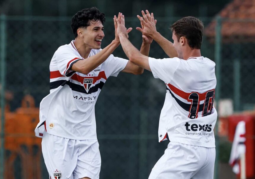 Com direito a goleada, São Paulo vence o AA Flamengo em Cotia pelo Paulistão Sub-20